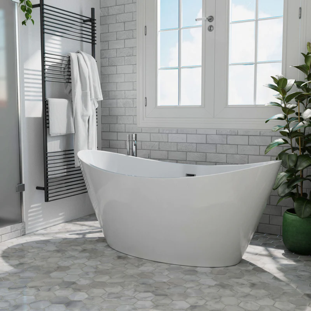 59" Freestanding Soaking Tub