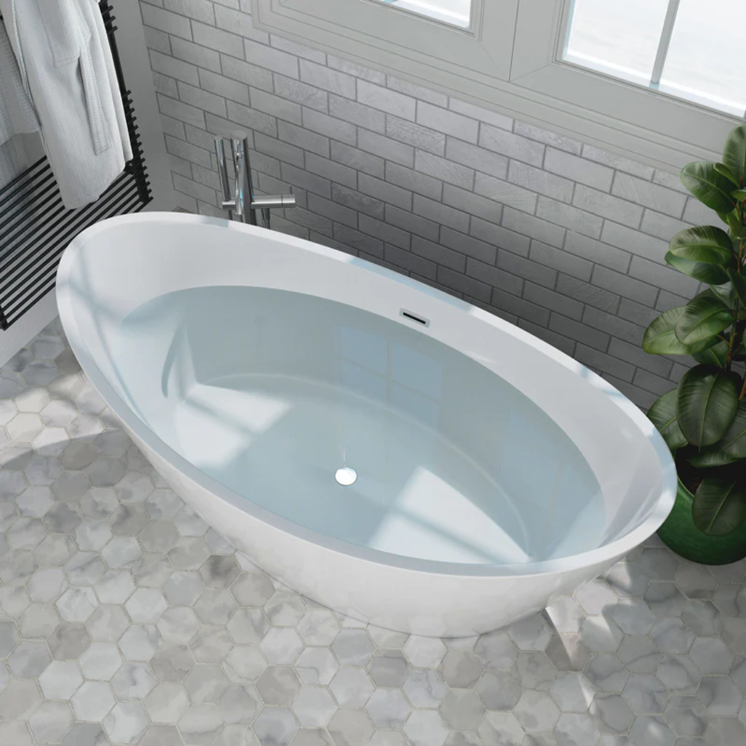 59" Freestanding Soaking Tub