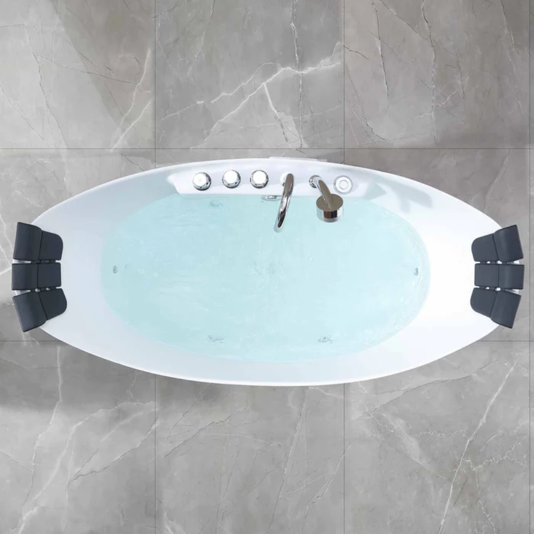 67" Freestanding Whirlpool Bathtub