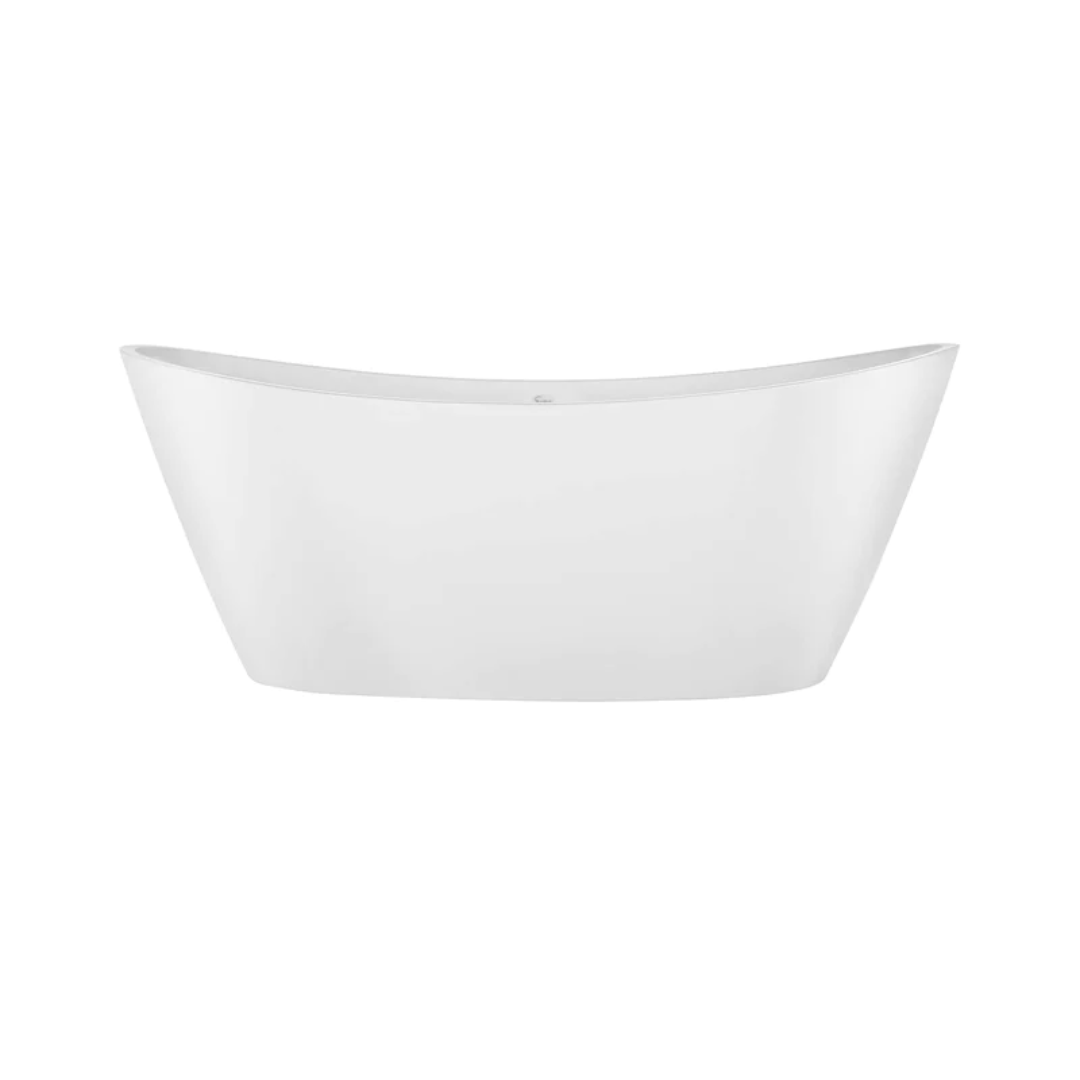 59" Freestanding Soaking LED Tub