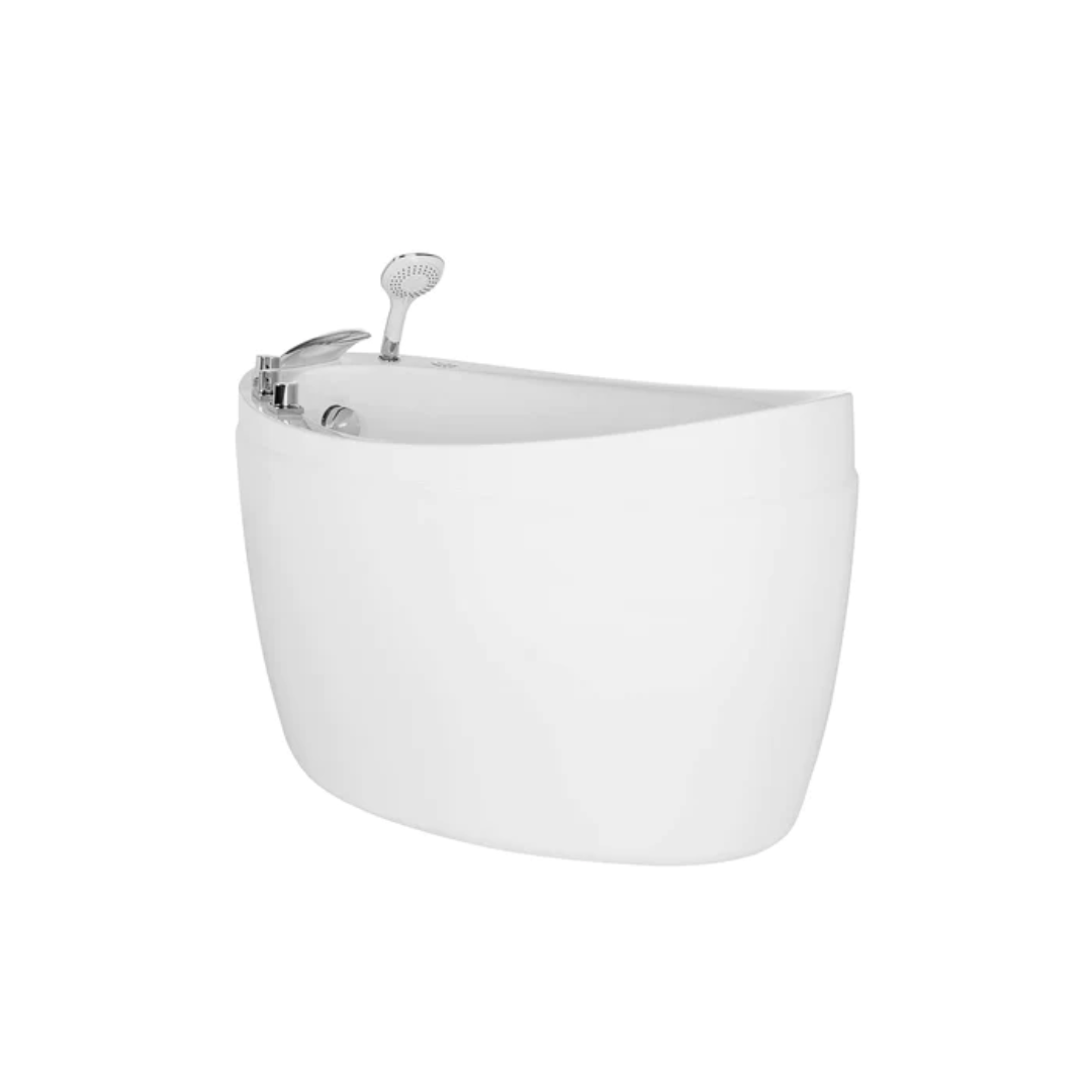 48" Freestanding Air Massage Japanese-Style Bathtub