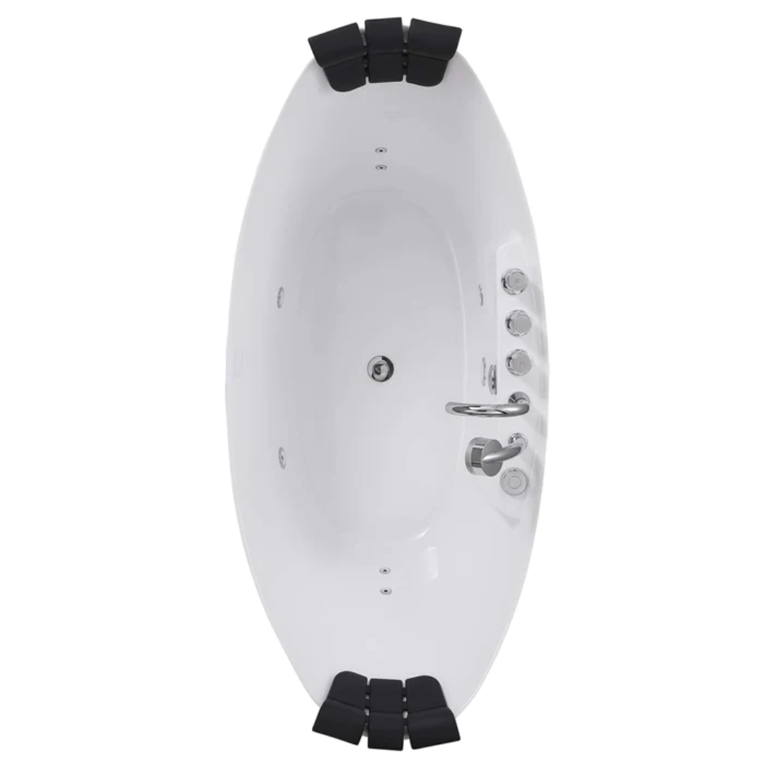 67" Freestanding Whirlpool Bathtub