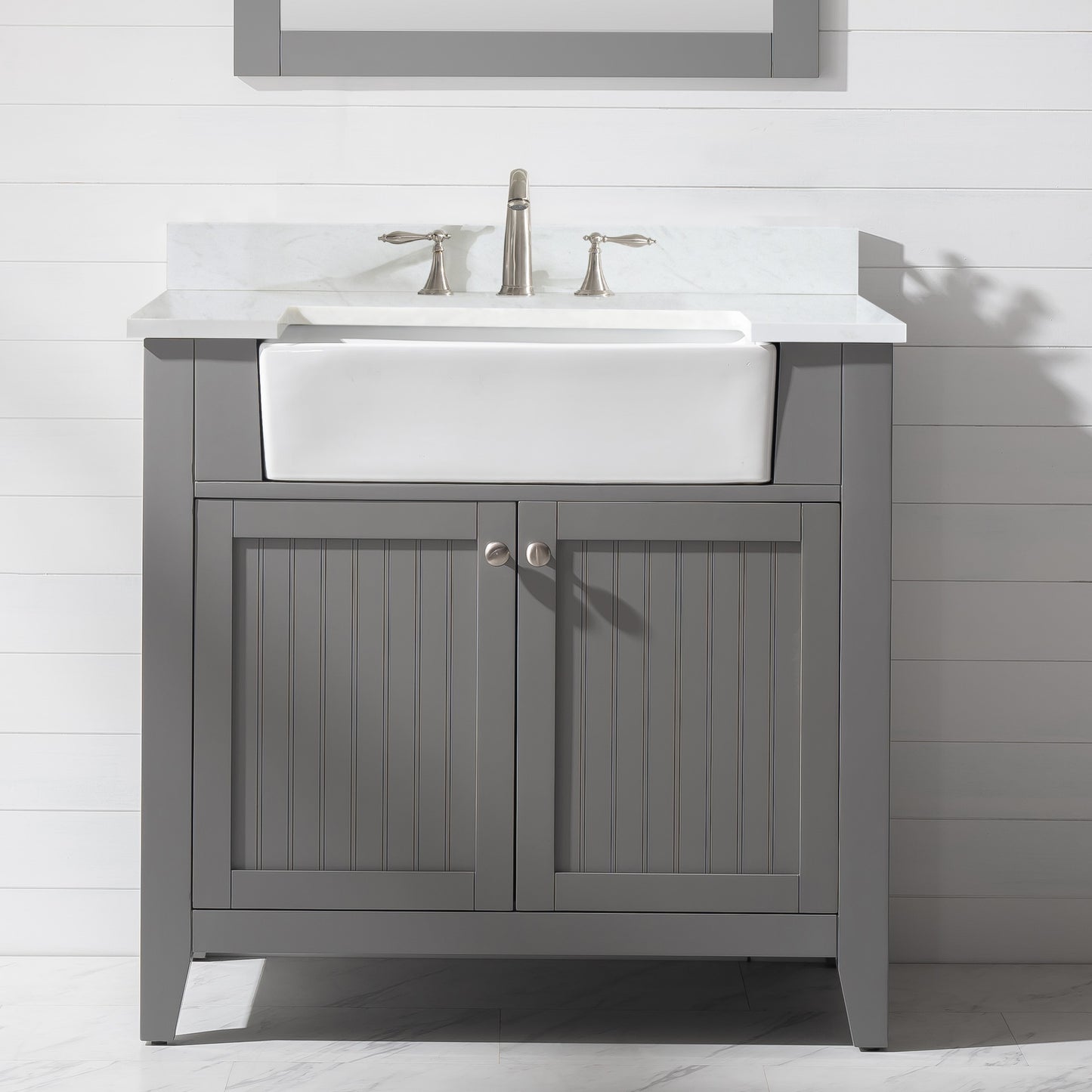 Burbank 36" Single Vanity in Gray