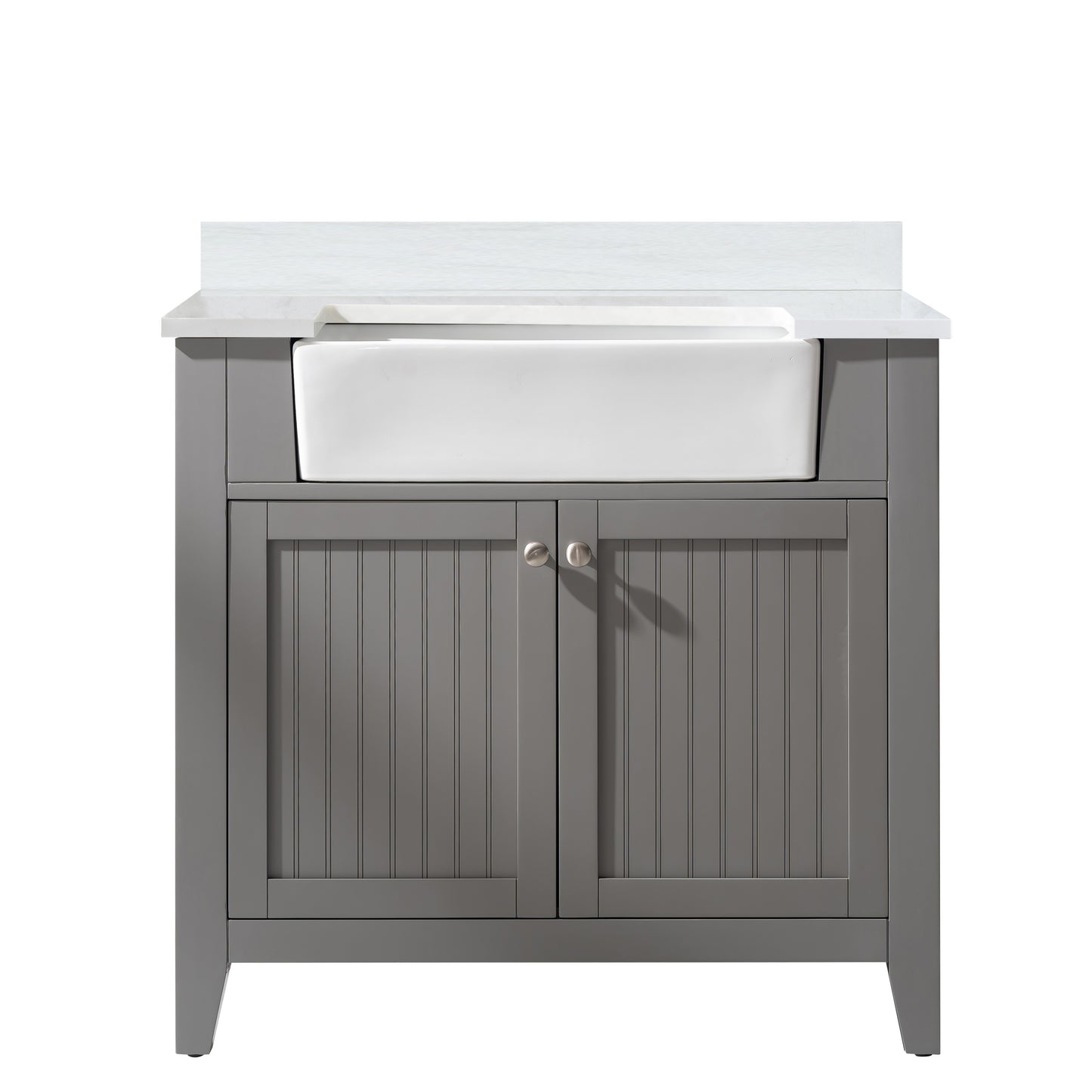 Burbank 36" Single Vanity in Gray