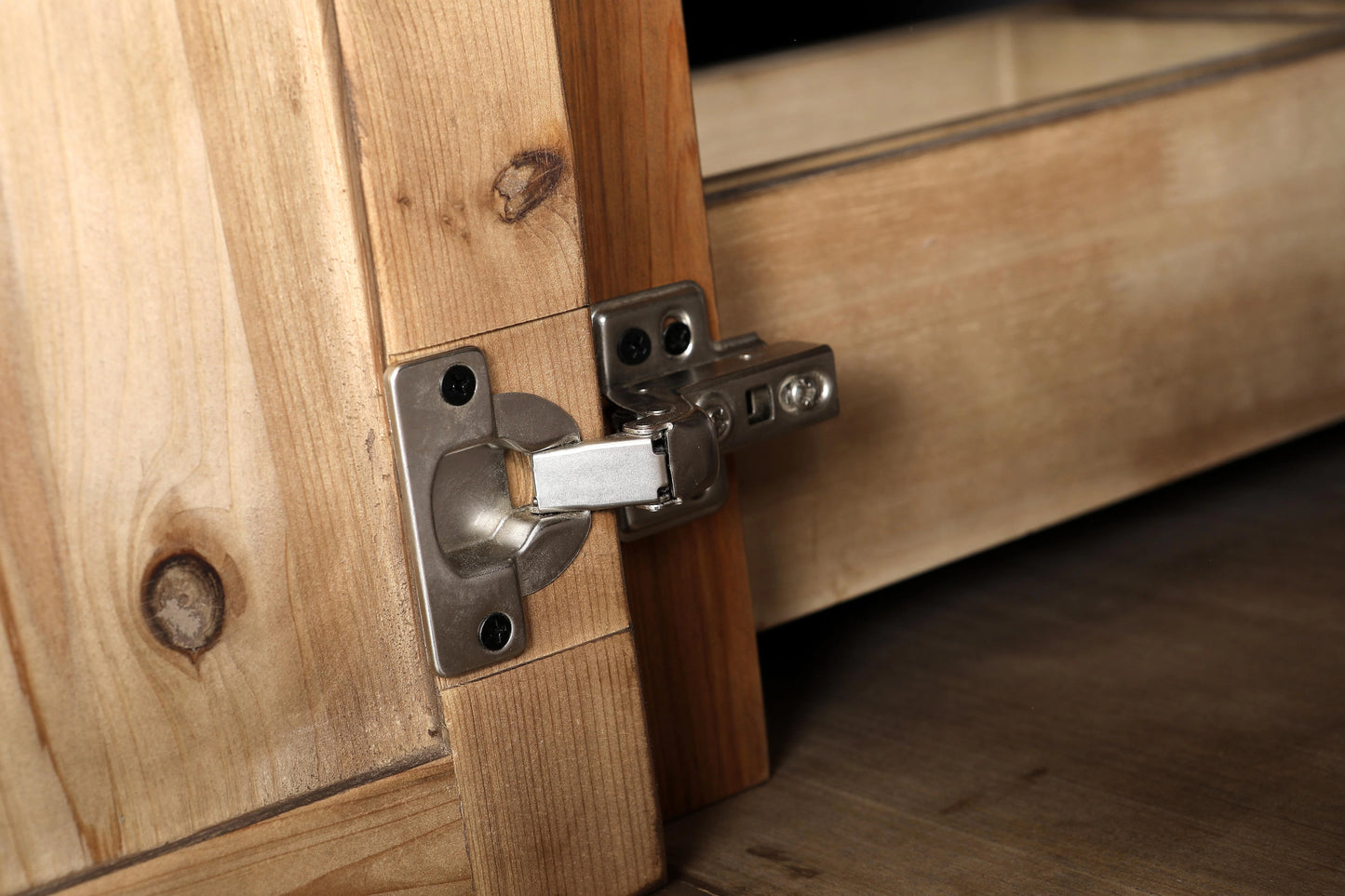 Austin 60" Vanity Base Built With Reclaimed Wood in Walnut Finish