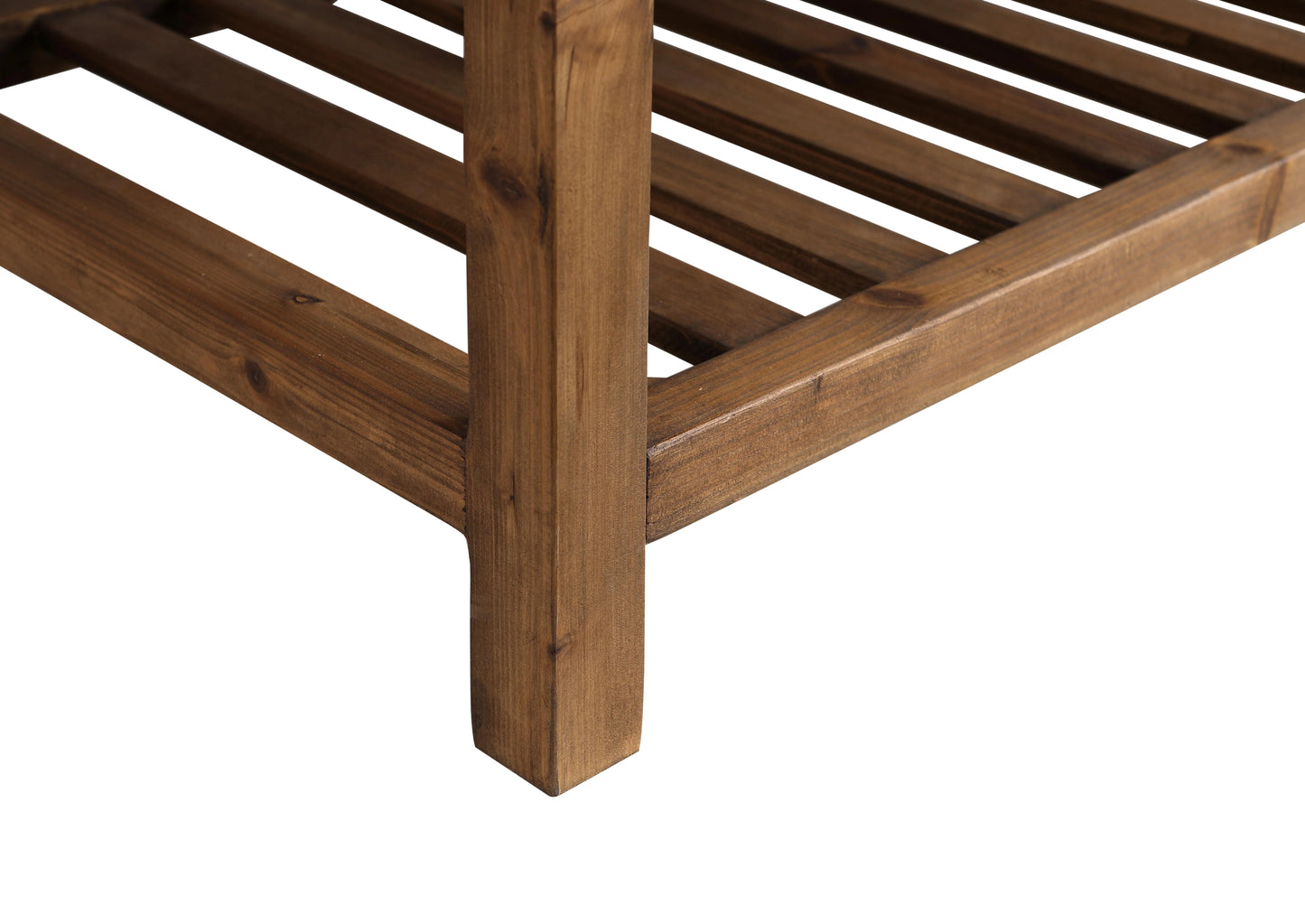 Austin 60" Vanity Base Built With Reclaimed Wood in Walnut Finish