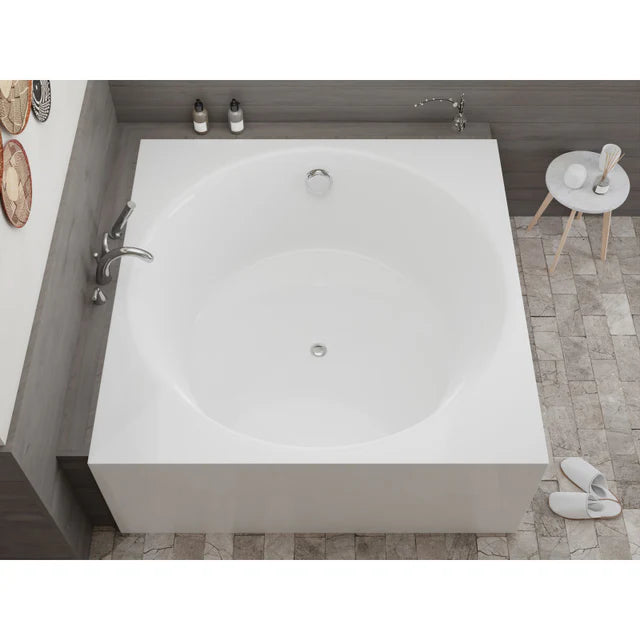 ANZZI Abyss 59" Freestanding Bathtub in White