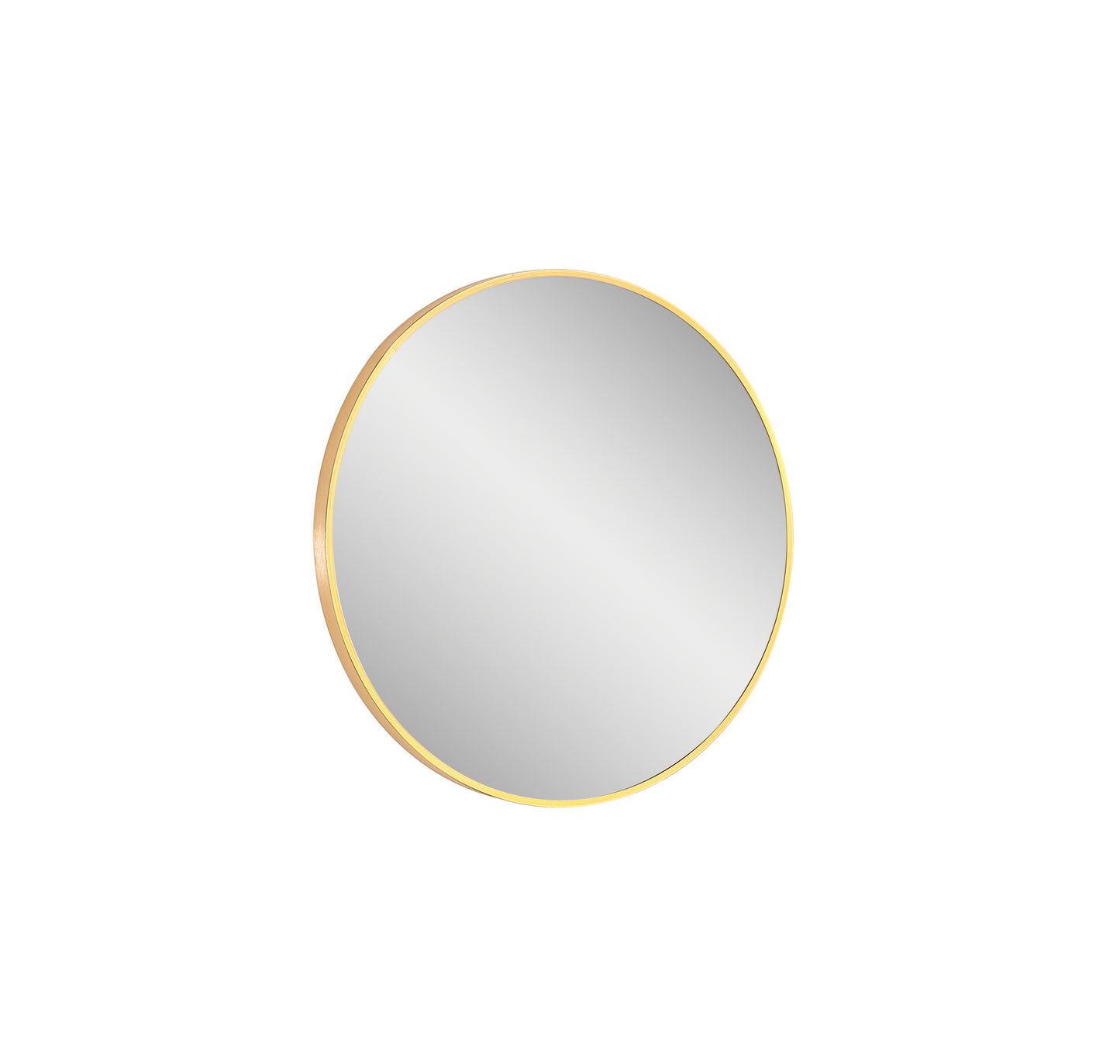 Vera 28" W x 28" H Round Mirror in Chrome