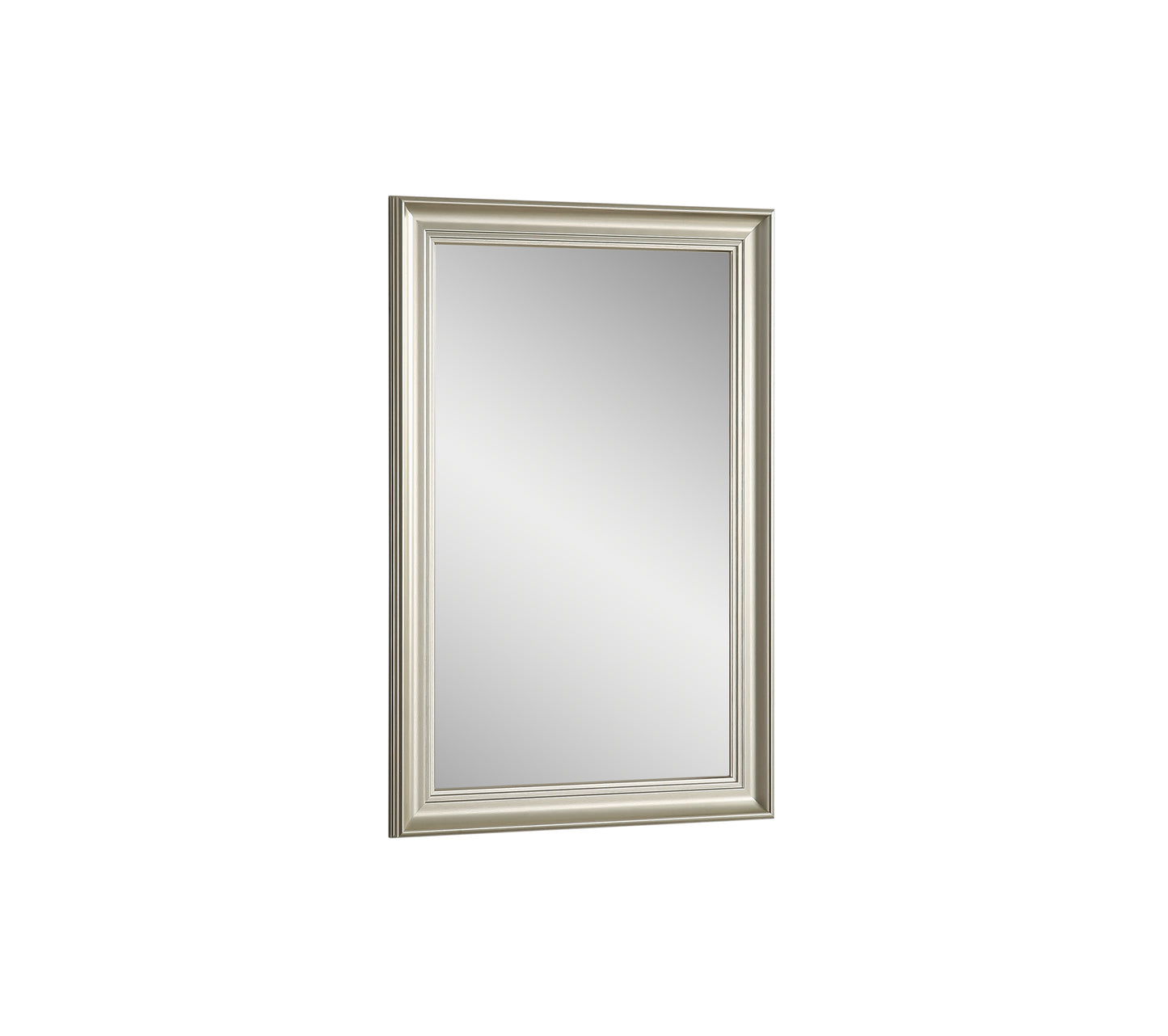 Vera 36" W x 24" H Rectangular Vanity Mirror in Champagne Finish