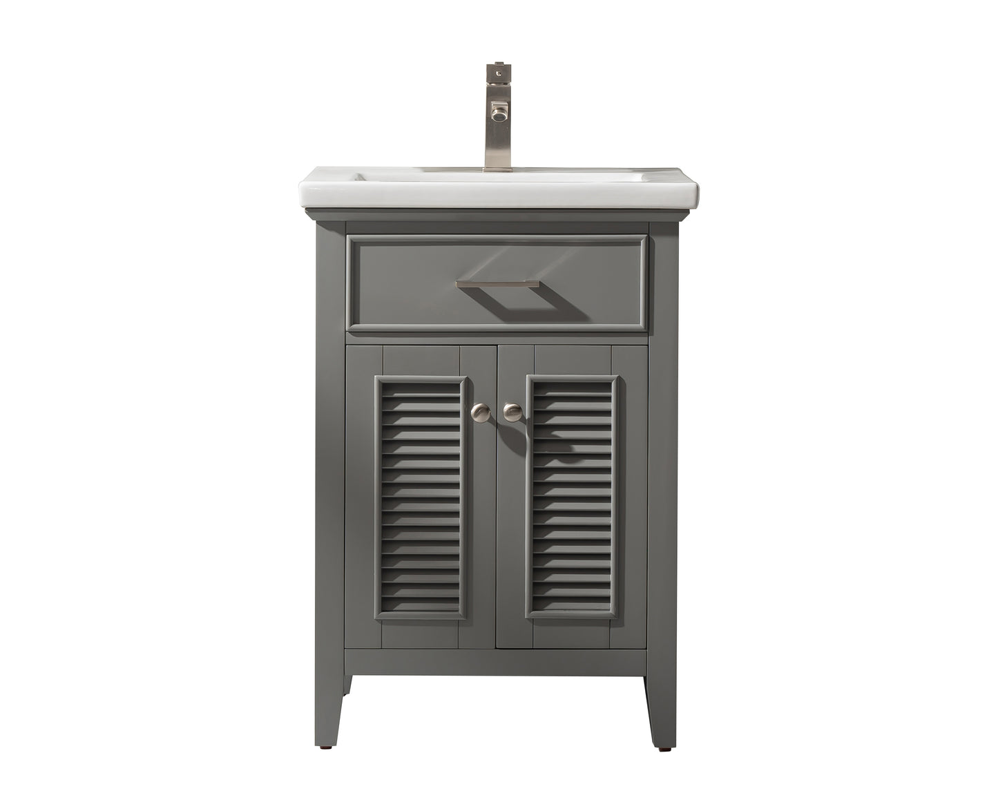 Cameron 24" Single Sink Vanity In Gray