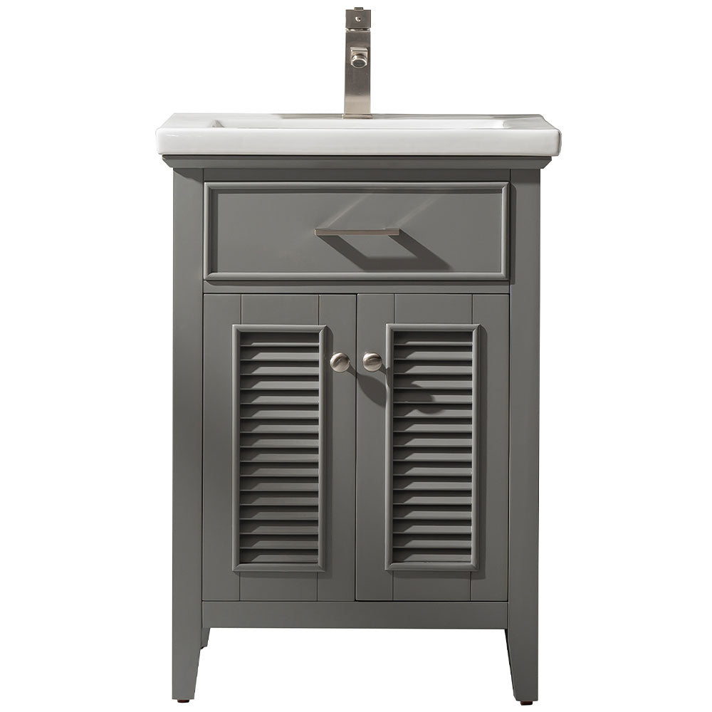 Cameron 24" Single Sink Vanity In Gray