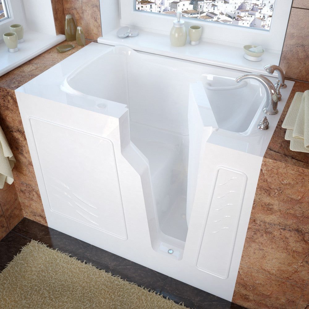 Walk-In Bathtub MediTub 2646 Series 26(W) x 46(L) x 38(H) in.