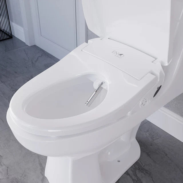 ANZZI Dive Smart Electric Bidet Toilet Seat with Remote Control, Heated Seat, Air Purifier, and Deodorizer