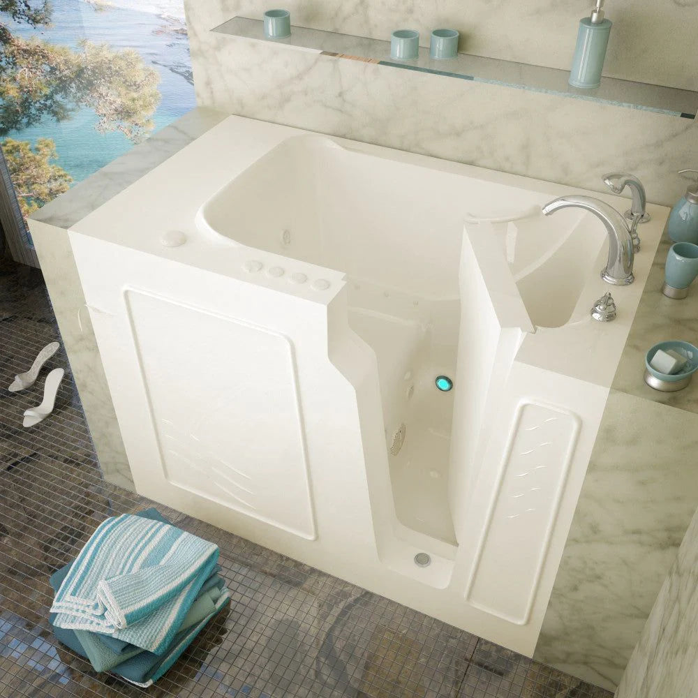 Walk-In Bathtub MediTub 2952 Series 29(W) x 52(L) x 40(H)