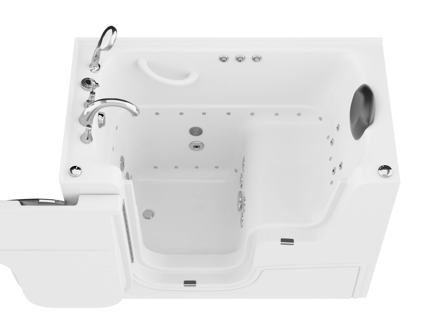 Wheelchair Access Bathtub MediTub 2953WCA Series 29(W) x 53(L) x 42(H) in.