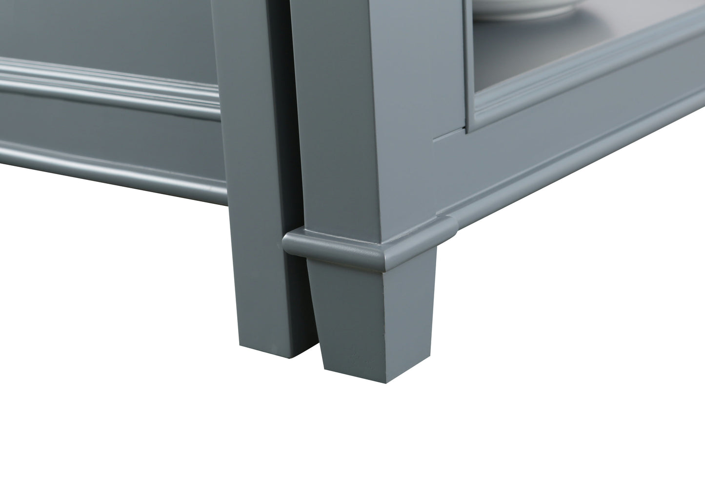 Medley 54 In. Kitchen Island With Slide Out Table in White