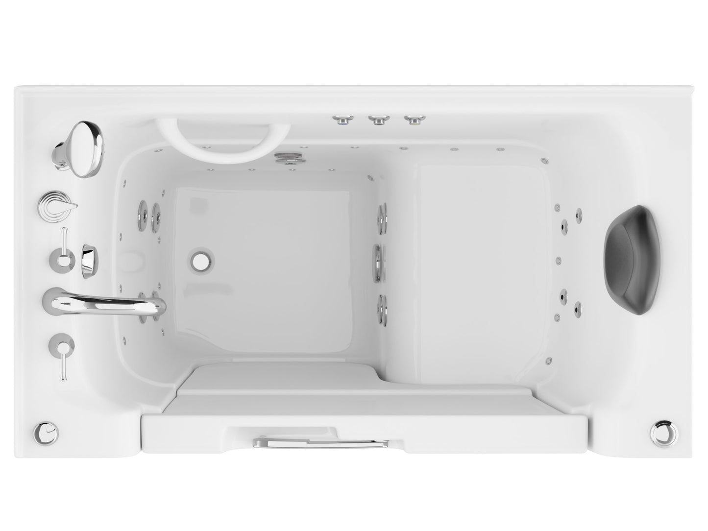 Wheelchair Access Bathtub MediTub 2953WCA Series 29(W) x 53(L) x 42(H) in.