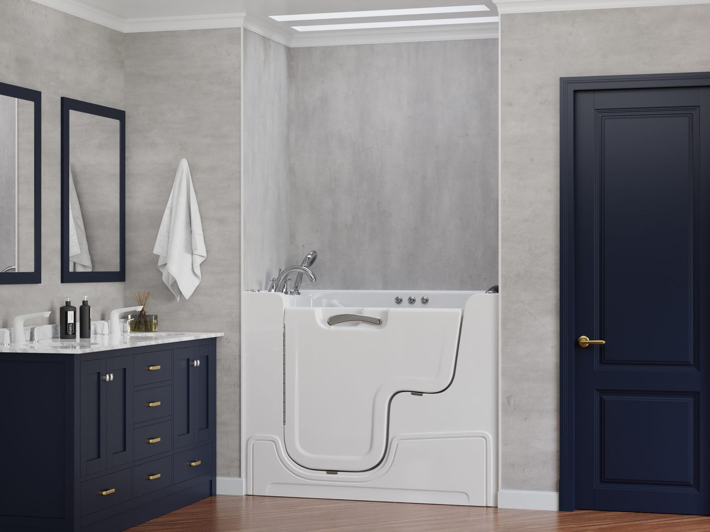 Wheelchair Access Bathtub MediTub 2953WCA Series 29(W) x 53(L) x 42(H) in.