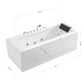 67" Alcove Combination Massage Thermostatic LED Tub