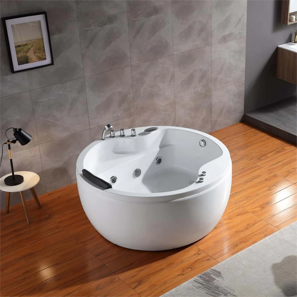 59 Freestanding Whirlpool Round Tub