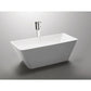 Zenith Series 5.58 ft. Freestanding Bathtub in White