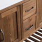 Austin 60" Vanity Base Built With Reclaimed Wood in Walnut Finish