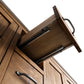 Austin 60" Vanity Base Built With Reclaimed Wood in Walnut Finish