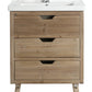 Fredric 24" Single Sink Vanity in Natural