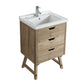 Fredric 24" Single Sink Vanity in Natural