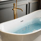 69" Freestanding Soaking Tub with Center Drain