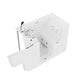 Wheelchair Access Bathtub MediTub 2953WCA Series 29(W) x 53(L) x 42(H) in.