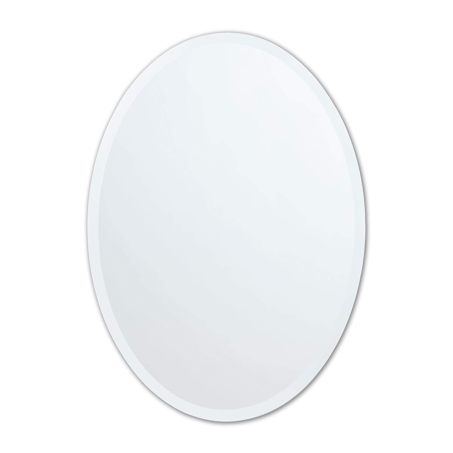 Vera 20" W x 28" H Oval Frameless Mirror