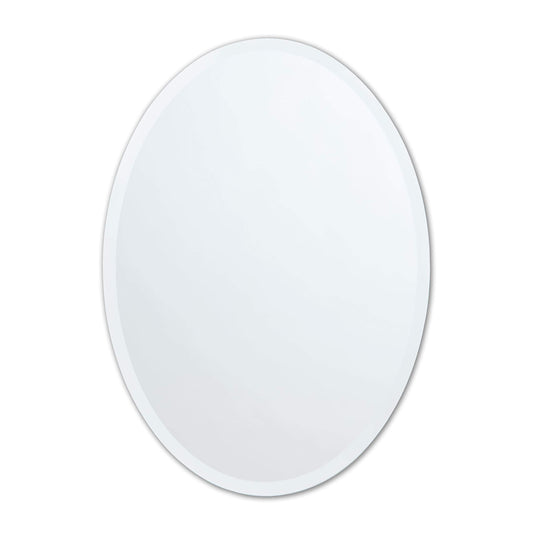 Vera 20" W x 28" H Oval Frameless Mirror