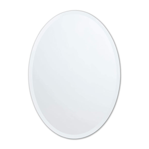 Vera 20 W x 28 H Oval Frameless Mirror