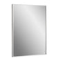 Vera 24" W x 32" H Rectangular Mirror in Matte Black