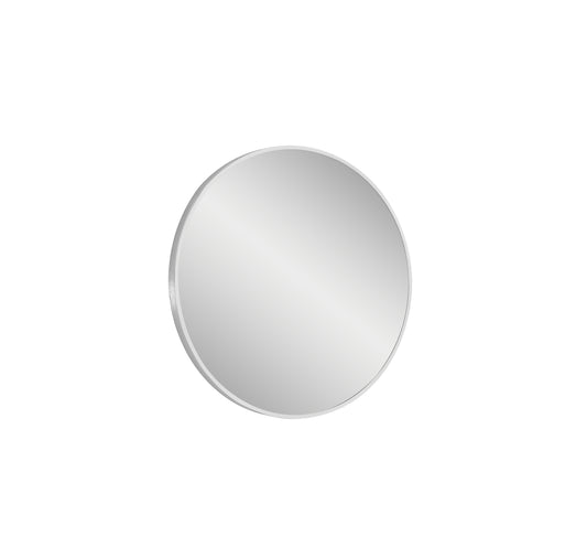 Vera 28" W x 28" H Round Mirror in Chrome