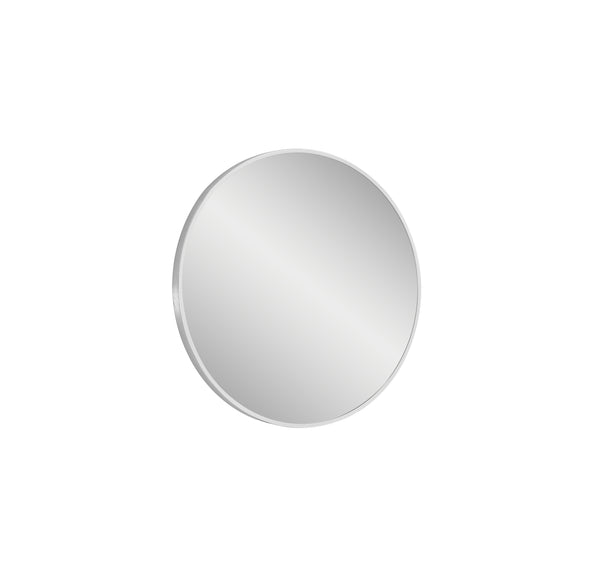 Vera 28 W x 28 H Round Mirror in Chrome