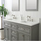 Milano 54" Single Vanity in Gray