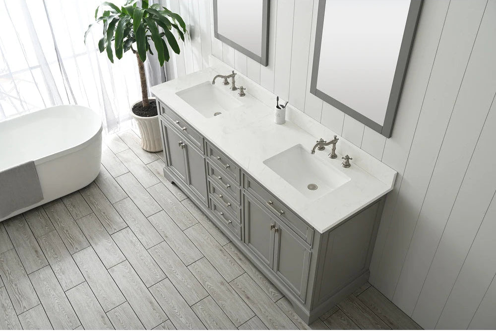 Milano 54" Single Vanity in Gray