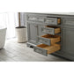 Milano 72" Double Vanity in Gray