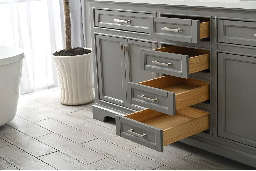 Milano 54" Single Vanity in Gray