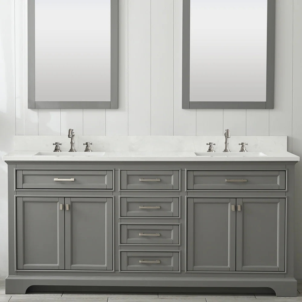 Milano 54" Single Vanity in Gray
