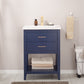 Cara 24" Single Sink Vanity In Blue