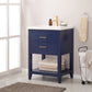 Cara 24" Single Sink Vanity In Blue