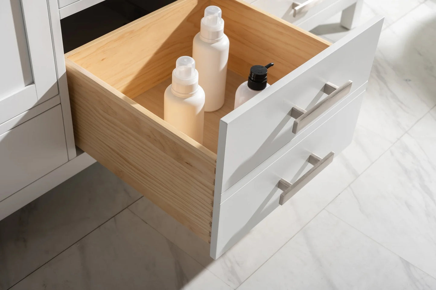 Valentino 84" Double Vanity in White
