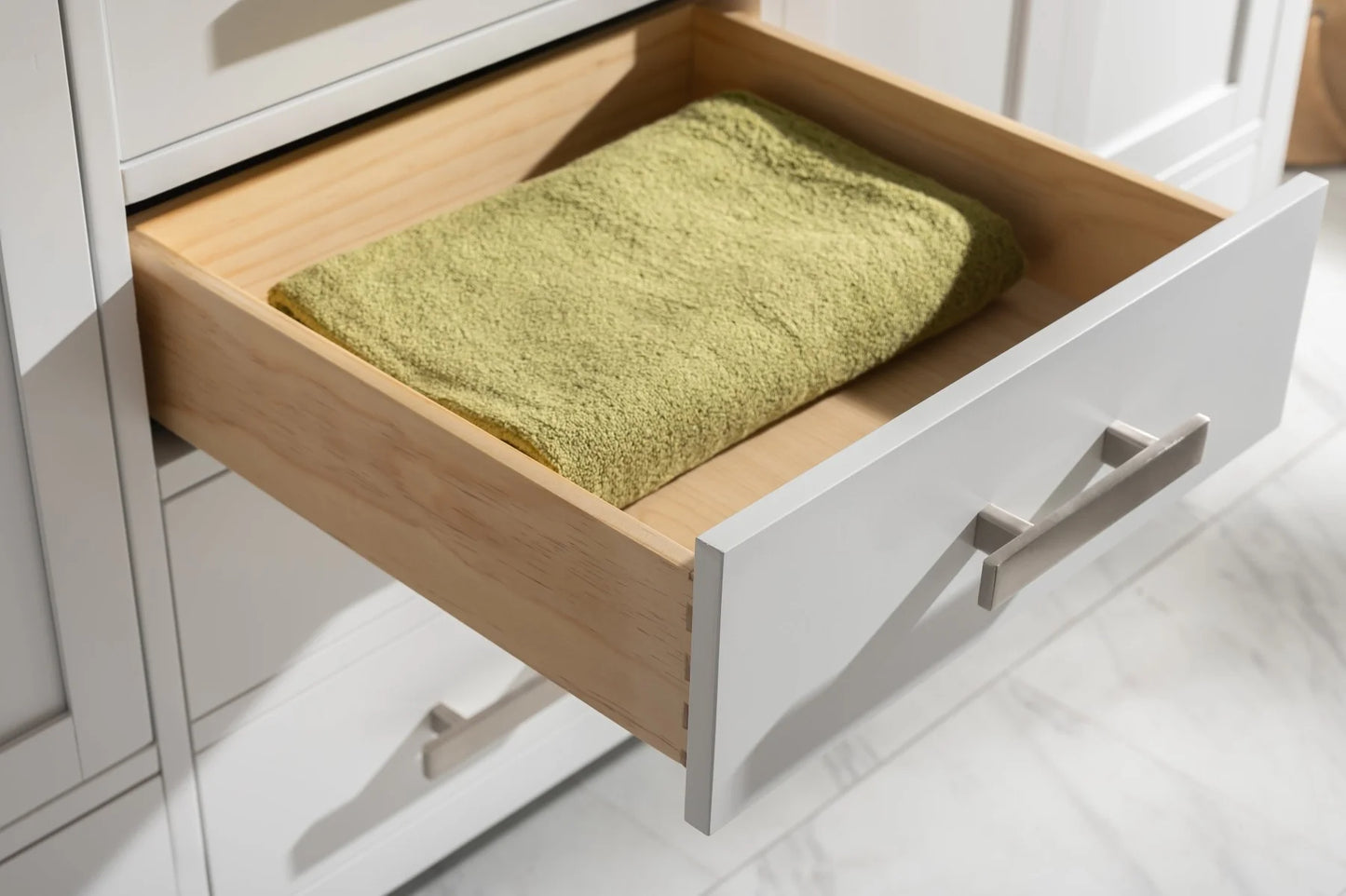 Valentino 84" Double Vanity in White