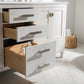 Valentino 84" Double Vanity in White