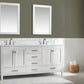 Valentino 84" Double Vanity in White
