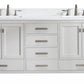 Valentino 84" Double Vanity in White